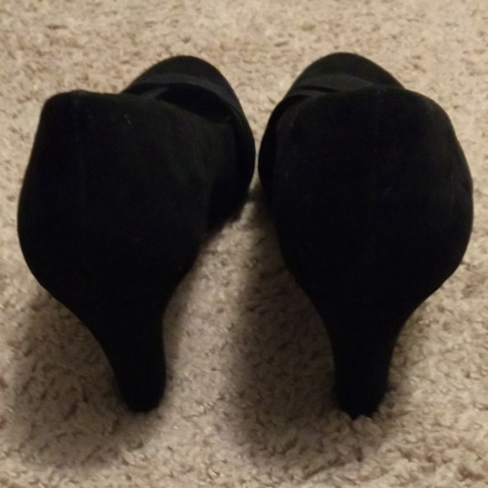 Easy Street Camillo Black Suede - size 6.5M - Picture 4 of 6